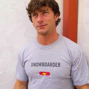 SNOWBOARDER MAGAZINE Gray Cotton Blend Size L Tee
